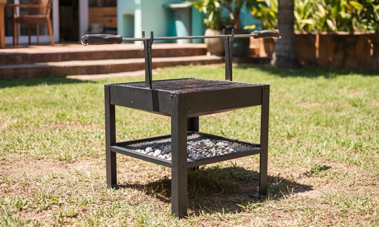Suporte para Churrasco de Chão em Americana